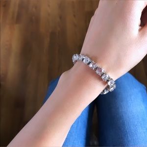 Sparkly CZ Round Tennis Bracelet